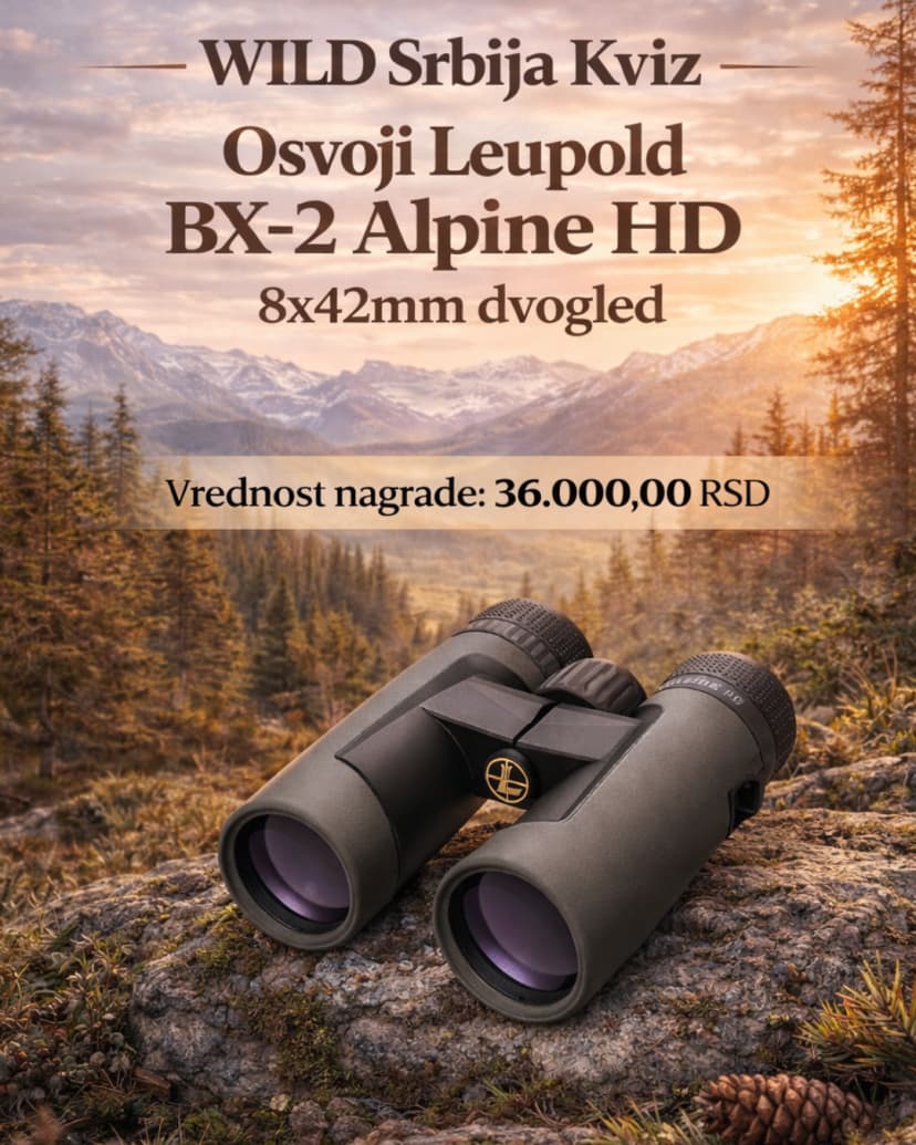 Osvoji Leupold BX-2 Alpine HD 8x42mm dvogled!