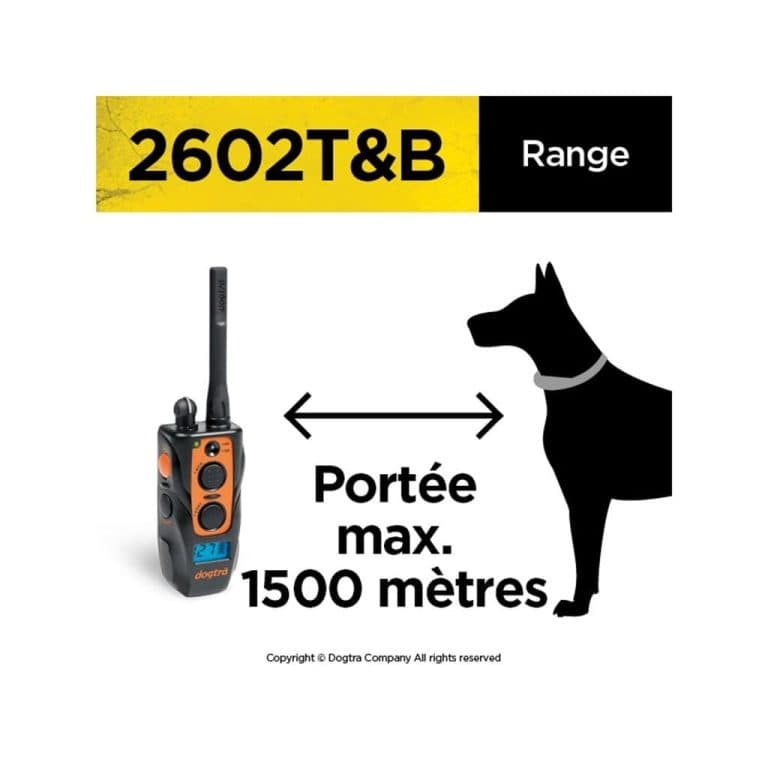 Ogrlica za dresuru i Biper Dogtra 2602T&B (za dva psa) 4