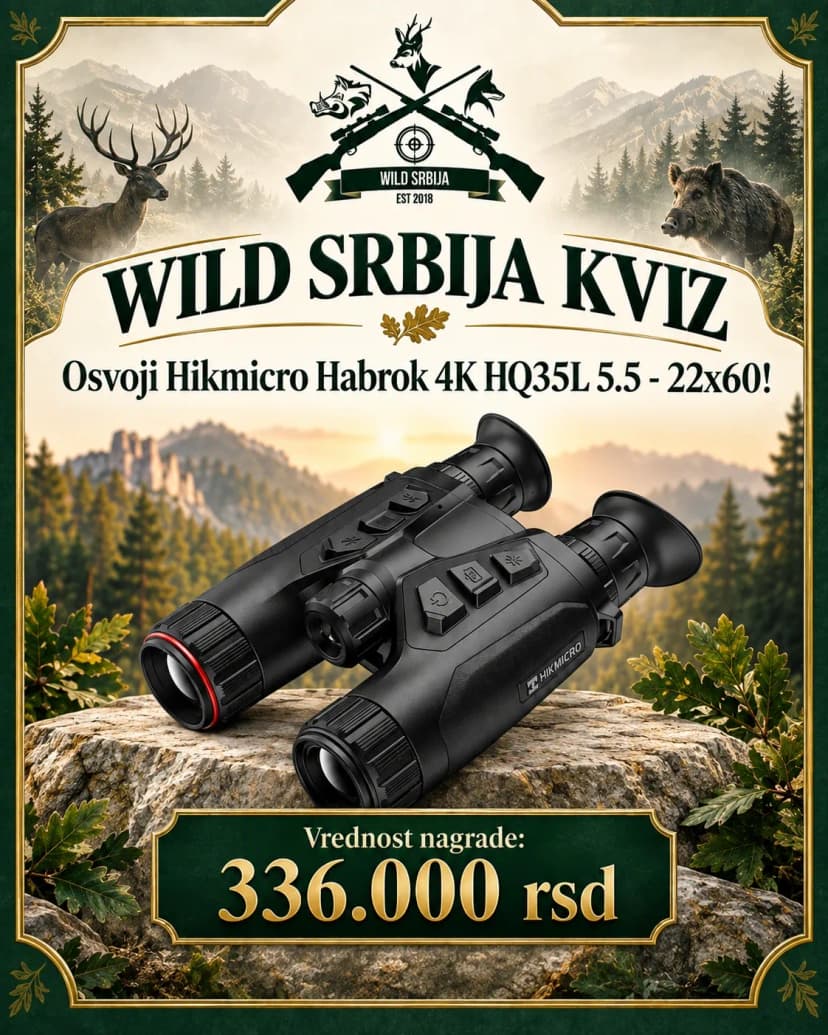 Osvoji Hikmicro Habrok 4k HQ35L 5.5 - 22x60!